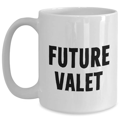 Future Valet Gifts from Santa - Inspirational Quote Funny White Coffee Mug for Valet Lovers, Unique Christmas Unique Gifts for Him, Perfect for Any Occasion