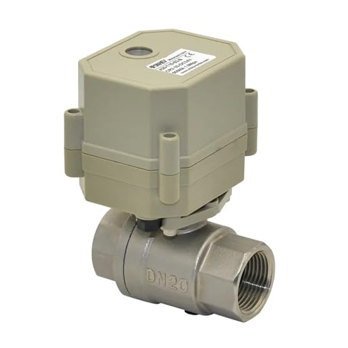 Vanne électrique 1/2 anti-blocage en acier inoxydable 24V