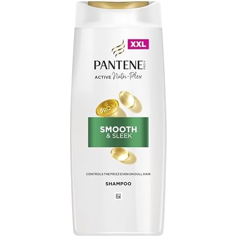 Pantene Smooth and Sleek Shampoo for Frizz Control Cover