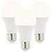 Produktbild Luminea LED Birnen: LED-Lampe mit Radar-Bewegungs- und Lichtsensor, 12 Watt, E27, 3er-Set (LED Birne Bewegungsmelder)