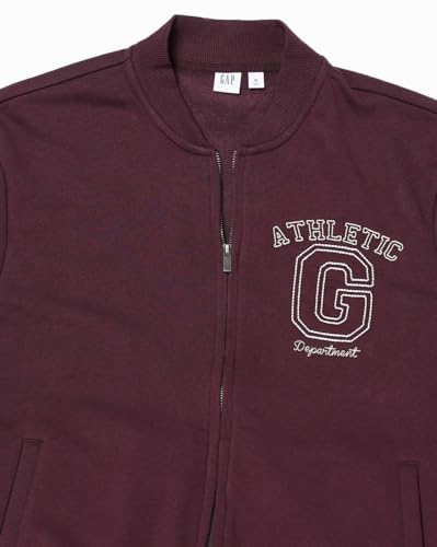 Image of Gap Men Graphic Print Full Sleeves Collared Neck Sweatshirt