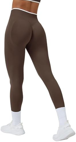 Odizli Sport Leggings Damen High Waist Push Up Booty Shape Scrunch Blickdichte Gym Yoga Lang Sportleggins﻿