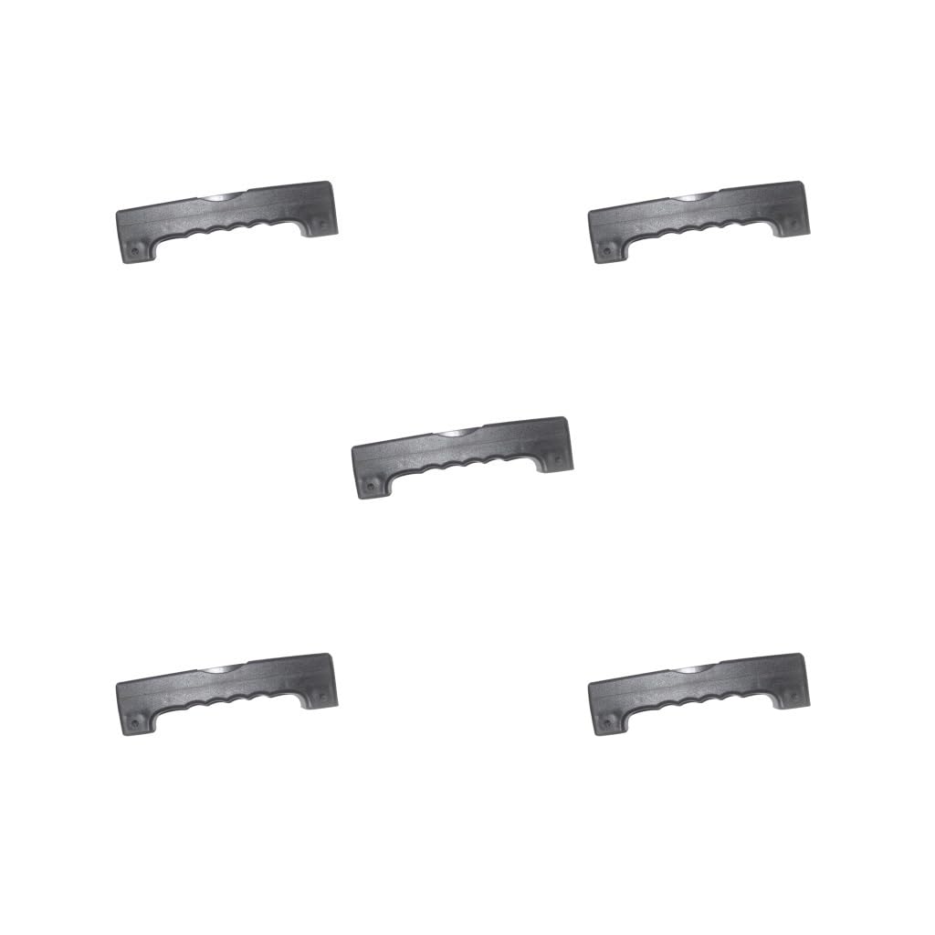 5 zestawów uchwyt do bagażu przenośny zamiennik wytrzymałych akcesoriów do walizek 188 mm 22 x 15 mm czarny