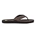 Quiksilver mens Carver Suede 3 Point Flip Flop Athletic Sandal, Demitasse Solid, 11 US