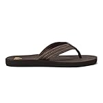 Quiksilver Carver Suede Flip Flops for Men, Arch Support Athletic Mens Sandals, Size 6 to 16 Thong Mens Slides - Image 2