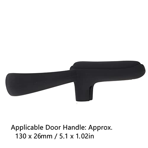 Capa de maçaneta de porta de silicone, equipamento de proteção de aperto à mão, capa de trava de por