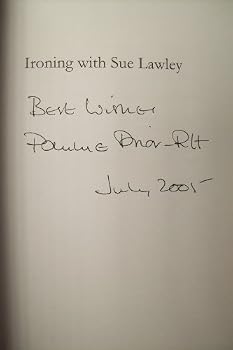 Paperback Ironing with Sue Lawley Book