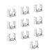 Produktbild Sinmova 10PCS 32mm U Typ Rohrschellen Rohrleitung Beschläge Weiß