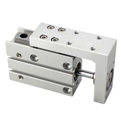 Cilindro neumático de precisión MXH10 con varilla de guía lateral lineal 4