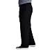 Haggar Mens Cool Right Performance Flex Solid Classic Fit Flat Front Pant-reg. And Big & Tall Casual Pants, Black - Bt, 46W X 29L US