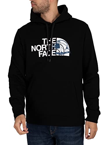THE NORTH FACE Graphic Demi-dôme Sweat à, Noir (TNF), m Homme