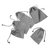 Parliky Bolsas Cordón para Cables 5 Piezas Bolsa Pequeña de Nailon para Banco de Energía y Cargadores Organizador Portátil para Cables Electrónicos y Accesorios de Viaje