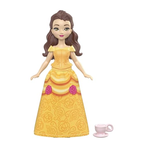 Image of Disney Princess Toys, 6 Posable Small Dolls, 12 Signature Fashions and 6 Accessories Inspired by Disney Movies, Gifts for Kids