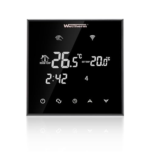 WelTherm WiFi Smart Thermostat | Smart LCD Touchscreen | Thermost...