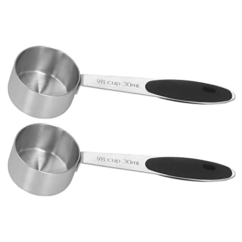 Consejos para Comprar Medidores de café para comprar hoy. 49 2 Cucharas Medidoras de Café de Acero Inoxidable - 1/8 Taza, 30 Ml - Para Granos y Mesa