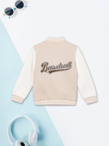 Max Boys Chennile Embroidered Varsity Jacket - Image 3