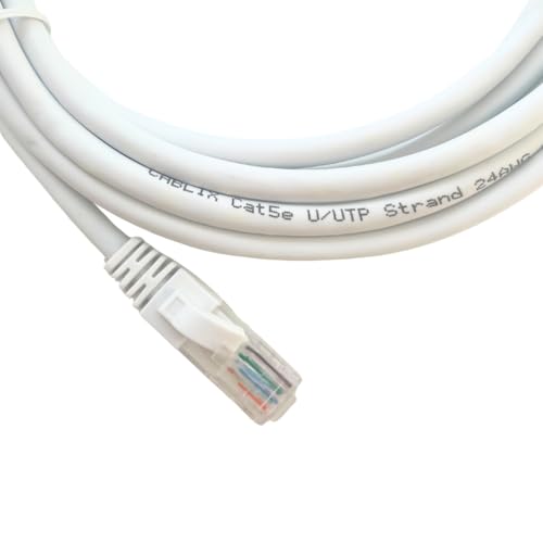 Cable Cat 5E UTP Patch Cord 10ft Blanco 10 Unidades miniatura 5