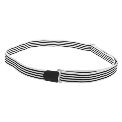 Men Adjustable Shirt Holder Belt - Design for Tucked in Shirts and Striped Non- Waistband Suitable for Casual Formal Wear