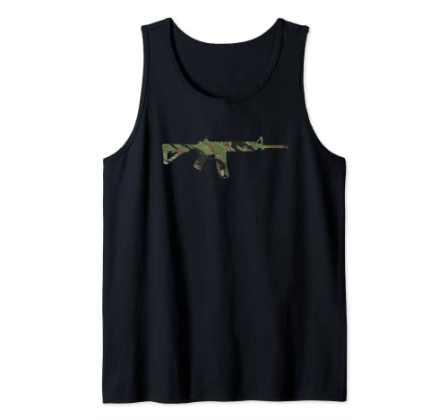 2A 2nd Amendment – rifle de camuflaje – Pro Gun regalo Camiseta sin Mangas