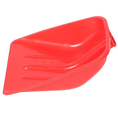 Wakauto Thickened Tempered Spade Head Snow Shovel Multi-Purpose Replacement Plastic Shovel for Outdoor Use