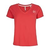 O'Neill Damen Lw Graphic Tee V-Neck T-Shirt, Rosa (3501 Hot Koralle), XS