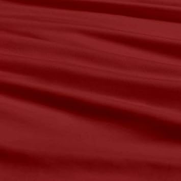 Twin XL Sheet Set-4 Piece Sheets-College Dorm Room Bed Sheets- Twin XL Sheet Set-College Dorm Size- Deep Bed Sheets Pockets - Twin Extra Long Sheets for Twin XL Mattress - 10 Drop-Burgundy Solid)