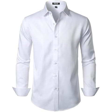 JEMITOP Men's Stretch Dress Shirt Cover