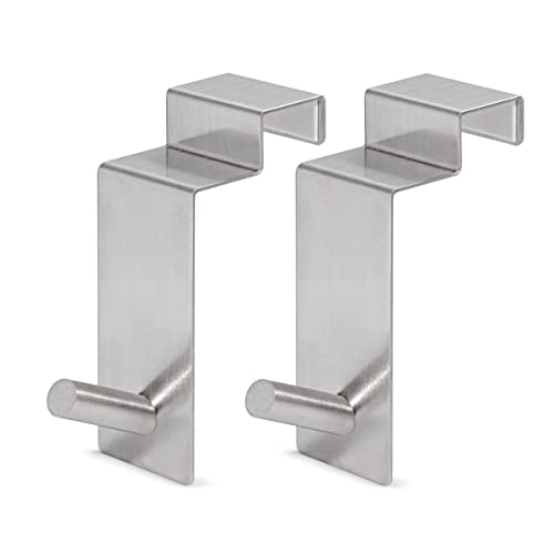 JOGEL & PETZ 2 Flipchart Türhaken Edelstahl 2er Set