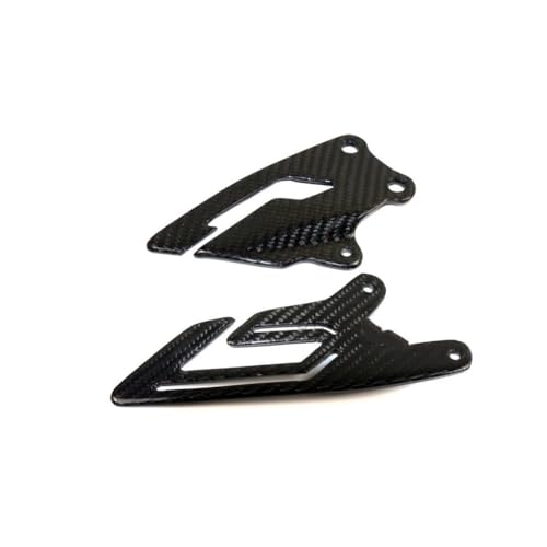 Plaques protection talon carbone YZF R1 élimine les rayures de bottes sur vos pédales