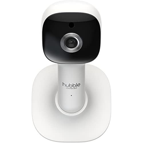 Hubble Connected Nursery Pal Cloud Twin Monitor de bebê de 12,7 cm com câmera e áudio, sensor de tem