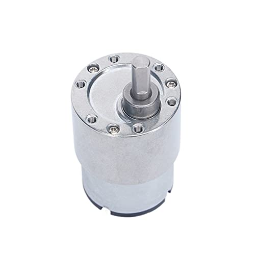Moteur de réduction 37GB520 motoréducteur Micro DC motoréducteur 6V 12V 24VDC moteur, moteur de panneau d'affichage de distributeur automatique à couple élevé Extrêmement durable ( Color : 12V Motor Cover