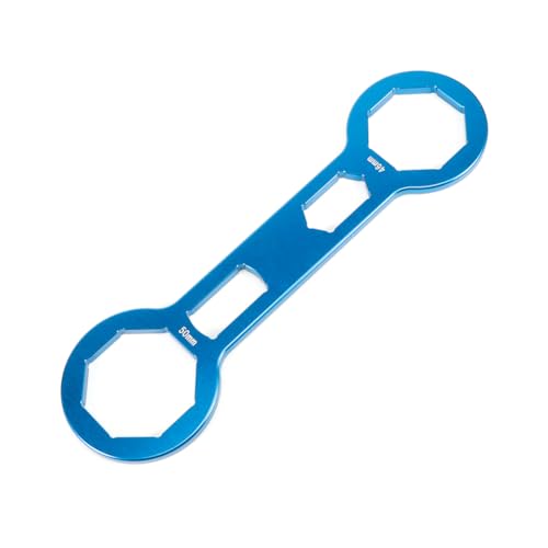 Image of Joyzan Fork Cap Wrench, Aluminum Alloy Motorcycle Front Forks Removing Rebuild Dirt Bike Repair Tool Dual Chamber Removal Tire Change Spanner Motor Shock Absorber 46mm 50mm CRF250R CRF450R CRF450X