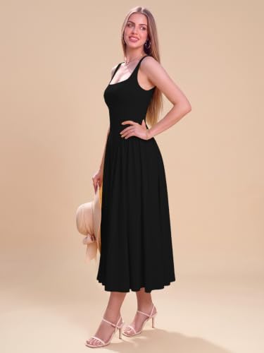 Image of Solid Fit and Flared Round Neck Gown for Women's & Girl's