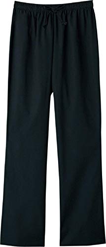 [パントン] スクラブパンツ 医療白衣 メディカル 男女兼用 ユニセックス リーズナブル 6003SC ブラック 日本 3L (日本サイズ3L相当)