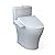 TOTO WASHLET+ Aquia IV One-Piece Elongated Dual Flush 1.28 and 0.9 GPF Toilet and WASHLET C2 Bidet Seat, Cotton White - MW6463074CEMFGN#01