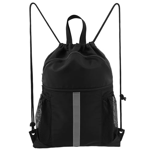 ZJRDYYK Mochila com cordão de futebol, basquete, mochila esportiva com cordão, bolsa de futebol, bolsa de cordão preta, bolsa de cordão para vôlei, futebol, academia