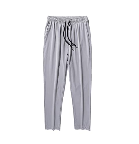 Pantalon de jogging pour homme en taille 34-37 élastique gris contre l'inconfort