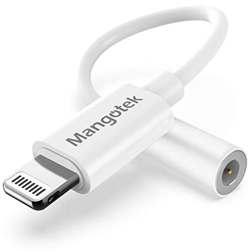 Mangotek Replacement For Iphone Headphones Adapter, Lightning To 3.5 Mm Headphone Jack Adapter Audio Dongle Earphone Aux Adaptor For Apple Iphone 14 13 12 Pro Max Mini 11 Se 7 8 Plus X Xs #TOP17