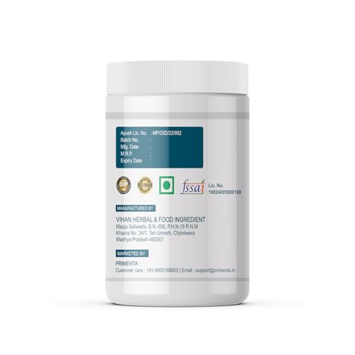 Image of PRIMEVITA Sugar Support Powder 400g | Premium Herbal Wellness Blend with Gudmar, Karela, Jamun, Giloy, Tulsi & Vijaysar | Helps Regulate Sugar Management | Supports Healthy Glucose Levels*