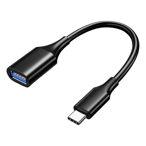 1 adaptador USB-C a USB 3.1, convertidor de cable USB C OTG macho a USB hembra, compatible con teléfonos móviles (iPhone 16/15, Samsung), portátiles, tabletas, adecuado para todos los dispositivos