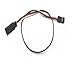 Yiqigou 10pcs 30cm 3-Pin JR Servo Extension Cords Cable Male to Female Plug with 11.8inch Wire for RC Futaba JR Servo Connection Parts