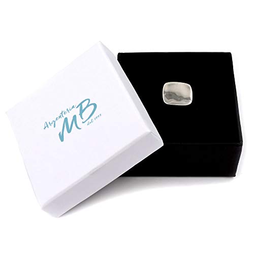 Anello Chevalier Quadrato in Argento Sterling 925