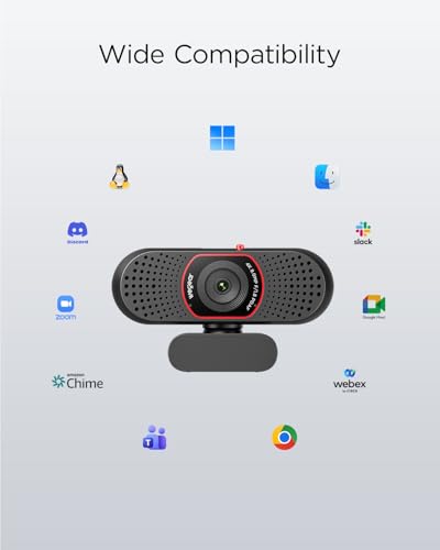 4K WeGear Webcam w/ Sony 1/2.55" Sensor, Autofocus & Dual Noise-Canceling Mics - image 8
