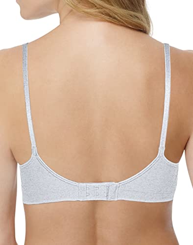 Hanes Women's Wireless T-shirt Bra, Moisture-wicking Convertible Smoothing Bra, Full-coverage - Image 4