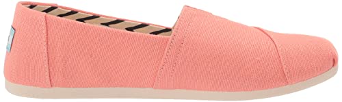 Toms Women's Alpargata Loafer Flat, Peach Pink, 9 #TOP5