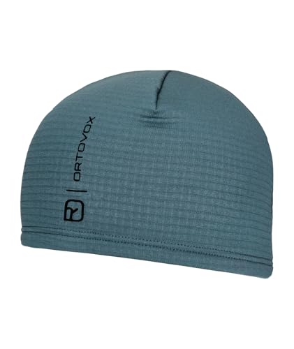ORTOVOX FLEECE GRID BEANIE Dark Arctic Grey 00 UNISEX ADULTI