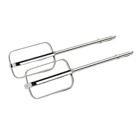 Edelstahl Rührbesen, 2 Stück Rührbesen, Rührstäbe für Handmixer, Langlebiger Ersatzrührbesen für Handmixer, Rechts Links Quirl Mixer für Küchenmaschine (2 Rührbesen mit je 4 Stäben)