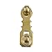 Chinflly Door Locks Hasp Latch Light Brass Heavy Duty Packlock Clasp with Plug Rod Shed Door Latch for Cabinet Closet Toolboxes