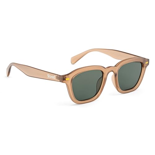 Image of Stood Retro Sunglasses | Full Rim |Soft Square | UV Protected | Medium | Men & Women | SG-STD0016