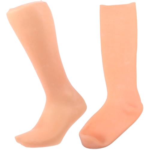 NOLITOY 1 Pair Silicone Moisturizing Socks,Aloe Heel Socks Spa Pedicure Gel Socks Softener Socks Cosmetics Socks Spa Moisturizing Enhancing Socks for Women and Men Feet Care